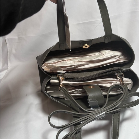 Olive Green Satchel - Picture 5 of 5